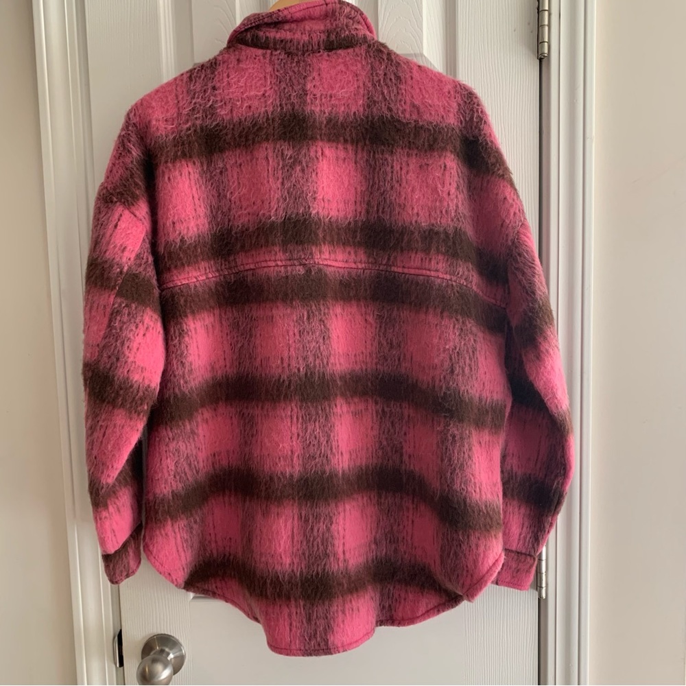 NWT VICI London Plaid Shacket - Picture 6 of 8